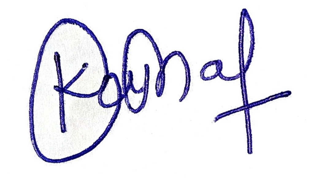 Signature of Mr. Koushal Kumar Jangid